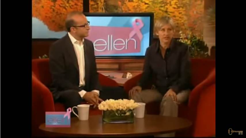 Video of how Ellen Degeneres is hypnotised to stop smoking